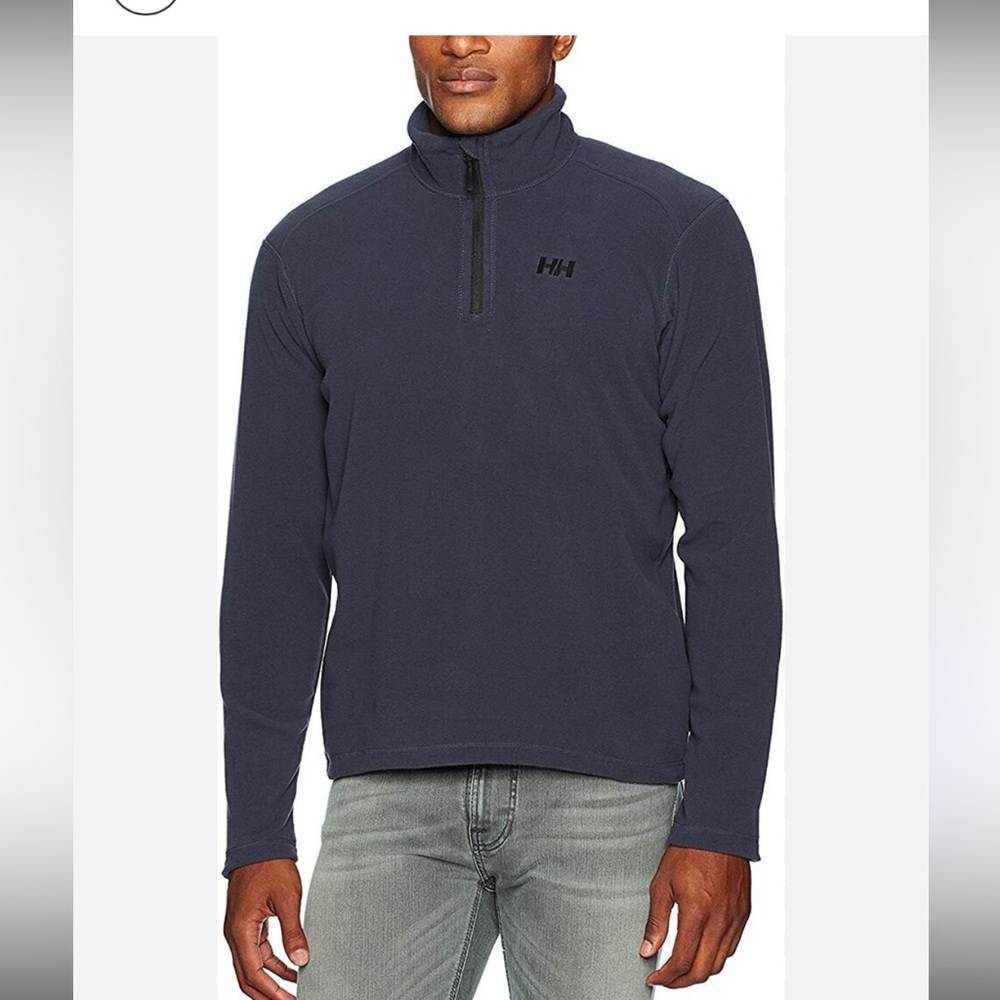 Stay warm ❄️Helly Hansen Men's Daybreaker Lightweight Half Zip Fleece Pullover
